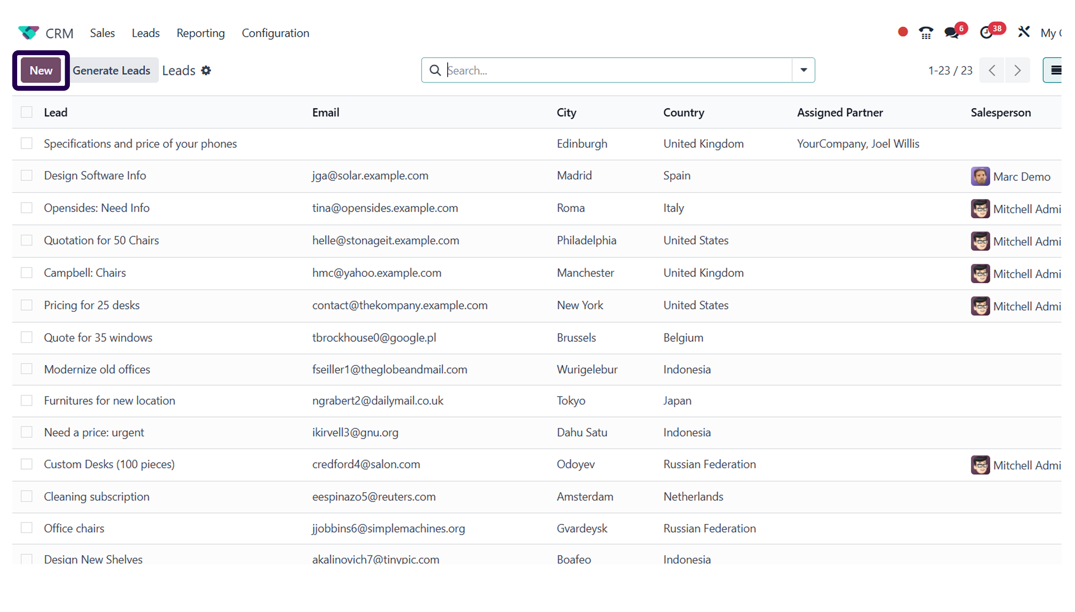 How To Manage Leads More Efficiently With Odoo CRM - Uncanny