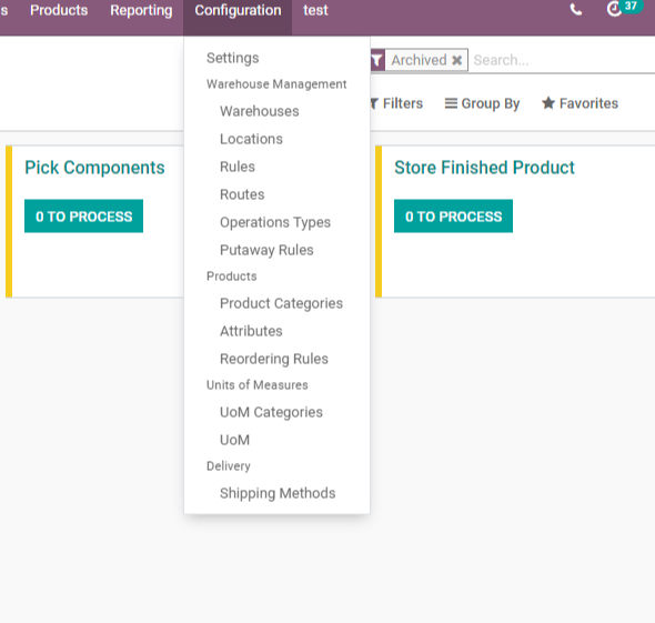 Odoo Inventory Management System