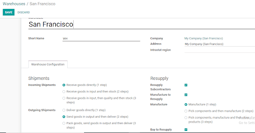  Odoo Inventory Management System