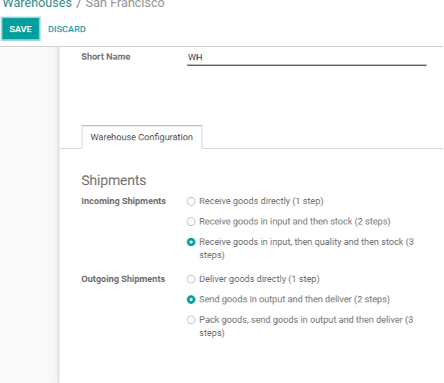  Odoo Inventory Management System