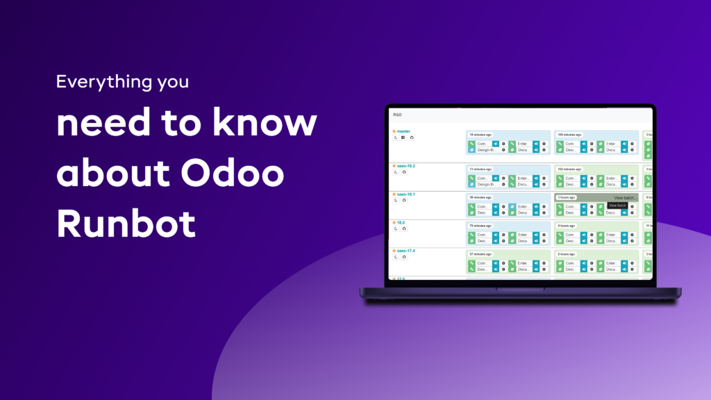 Everything you need to know about Odoo Runbot