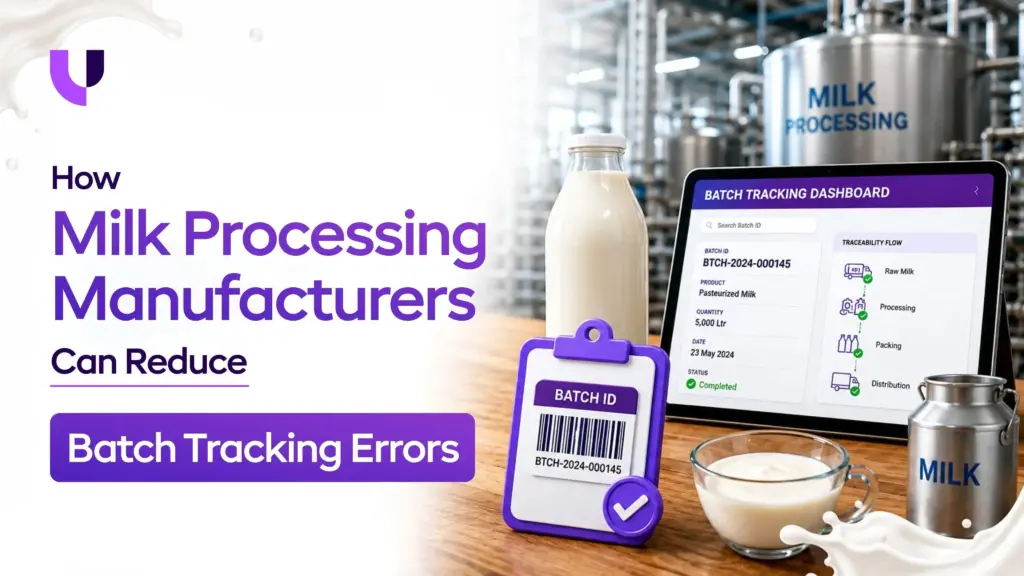How Milk Processing Manufacturers Can Reduce Batch Tracking Errors