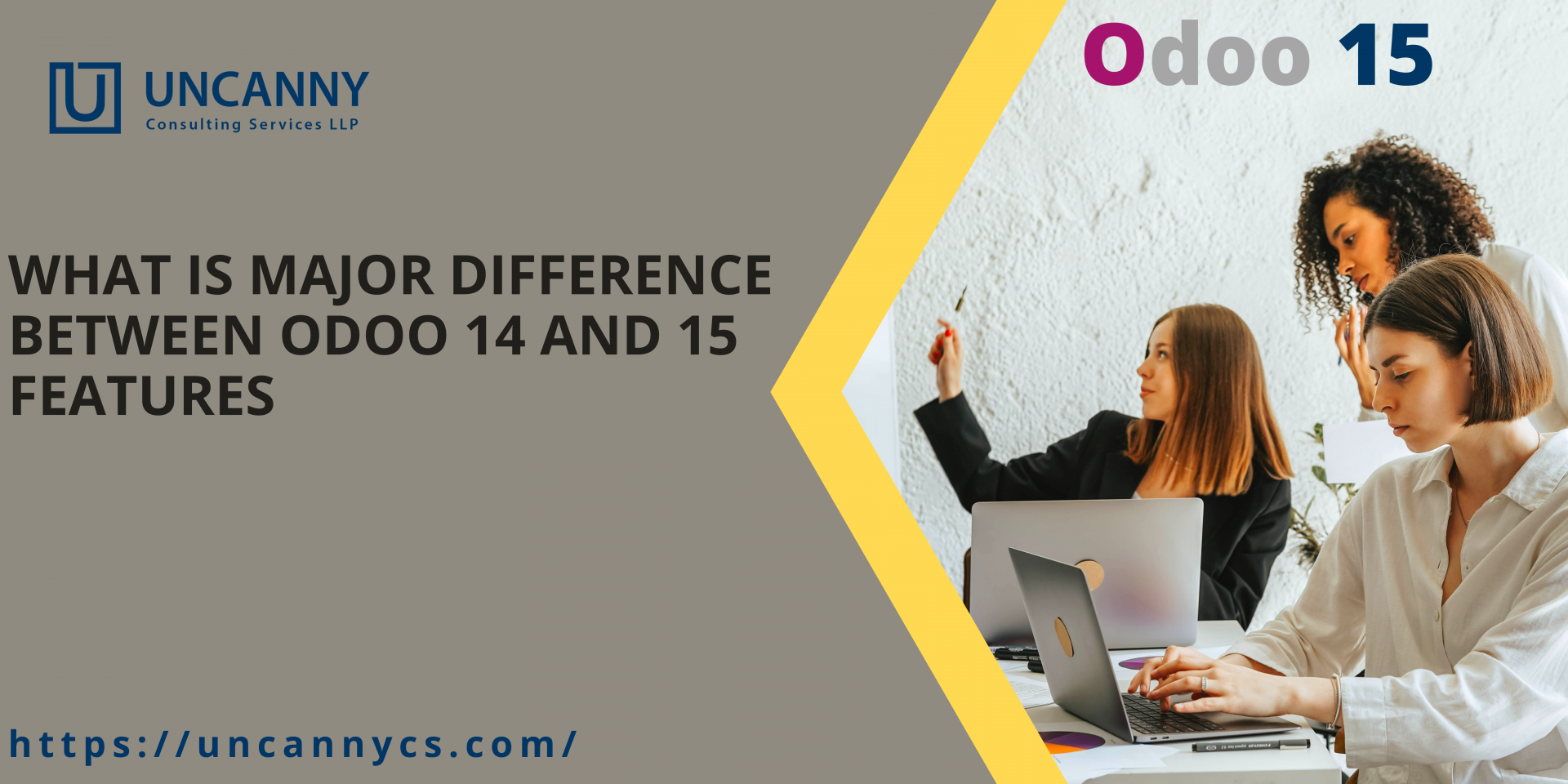 What is major difference between Odoo 14 and 15 features