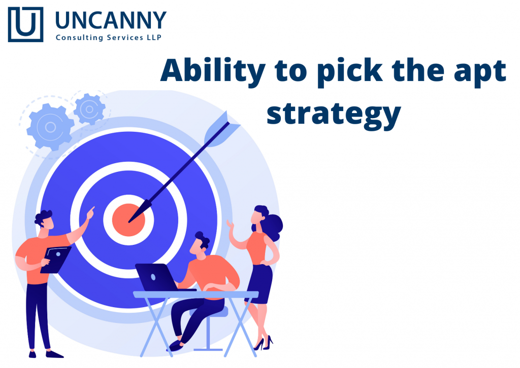 Ability to Pick the Apt Strategy