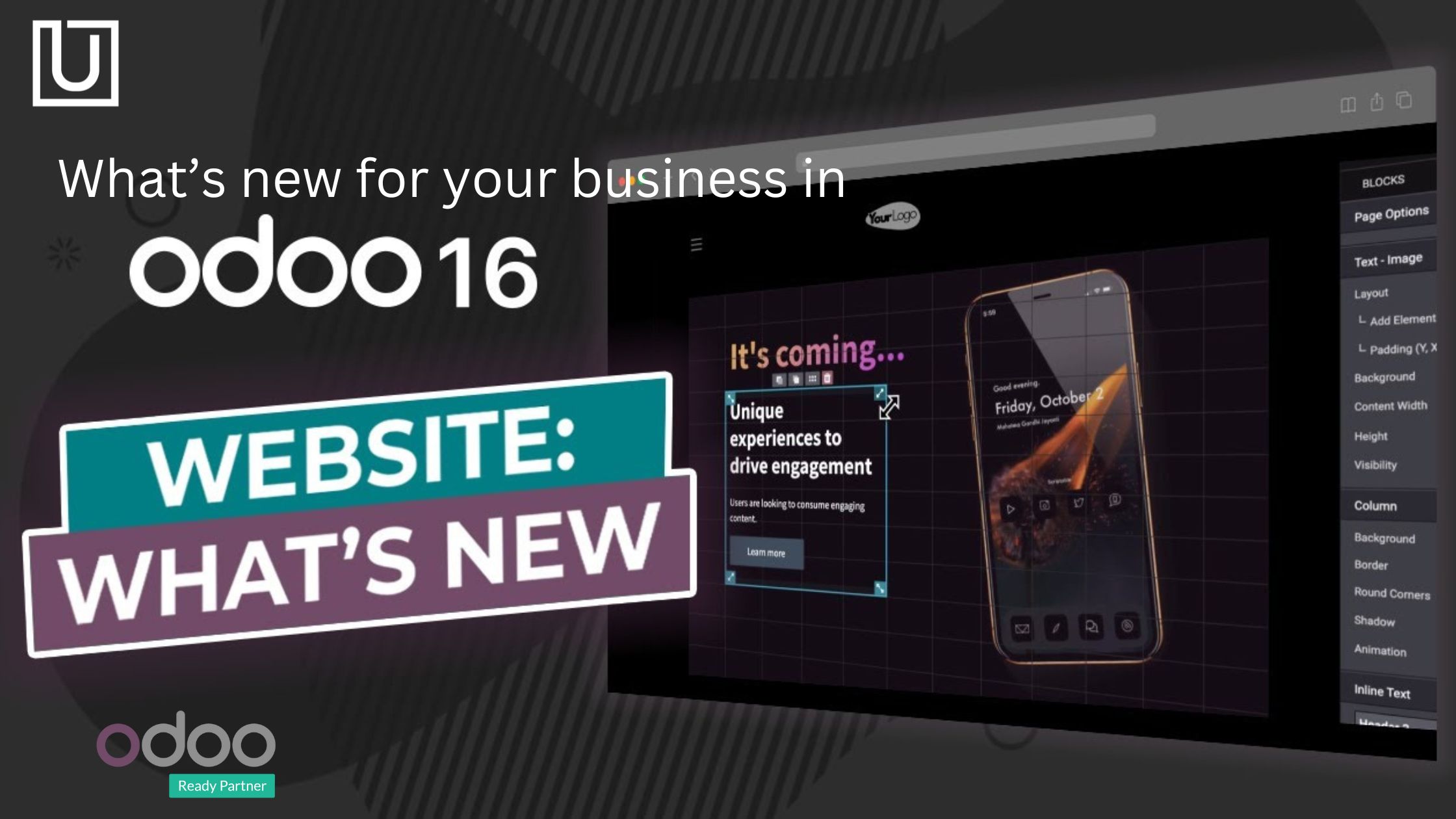 What’s new for your business in Odoo 16 Website Builder