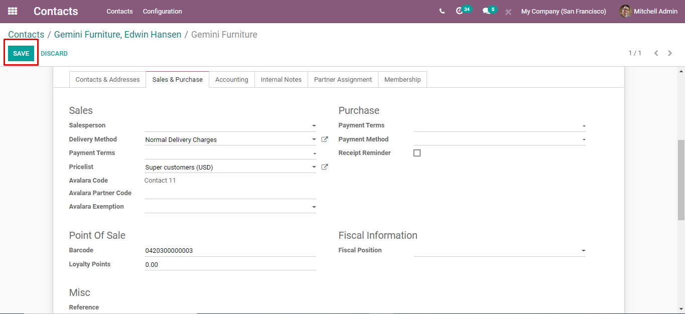 Computed Price List In Odoo Sales Module