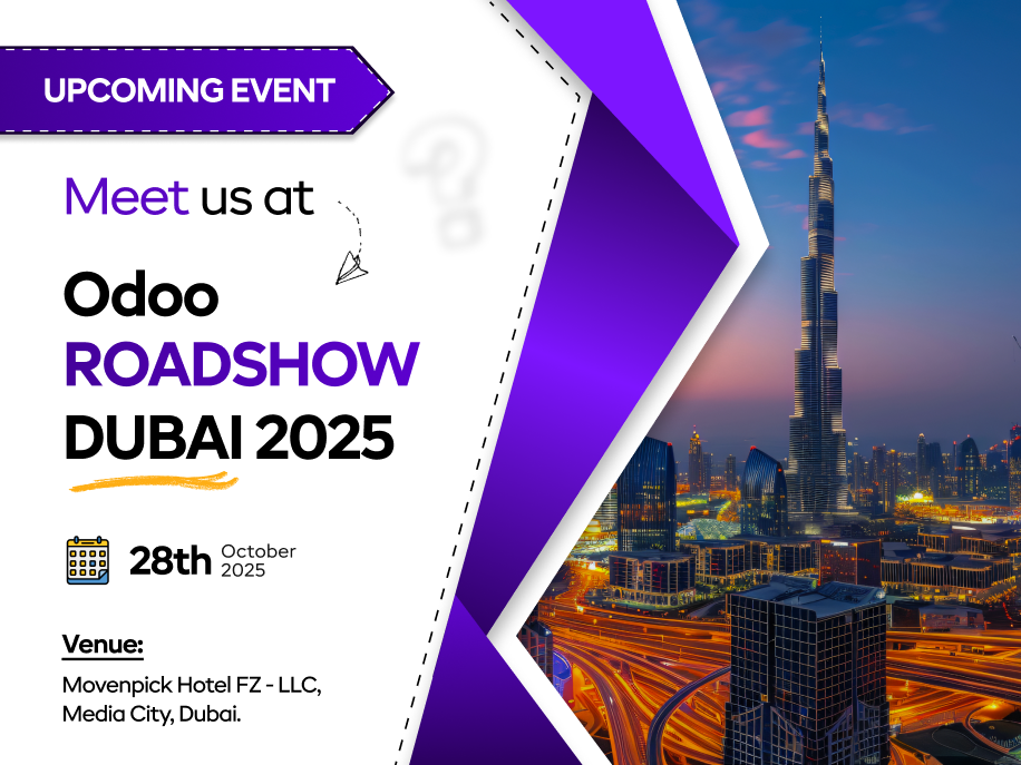 Upcoming Odoo Roadshow Dubai 2025