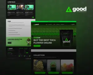 US-Based Good THCA Grows Orders by 280% with a Custom Shopify Redesign by UncannyCS